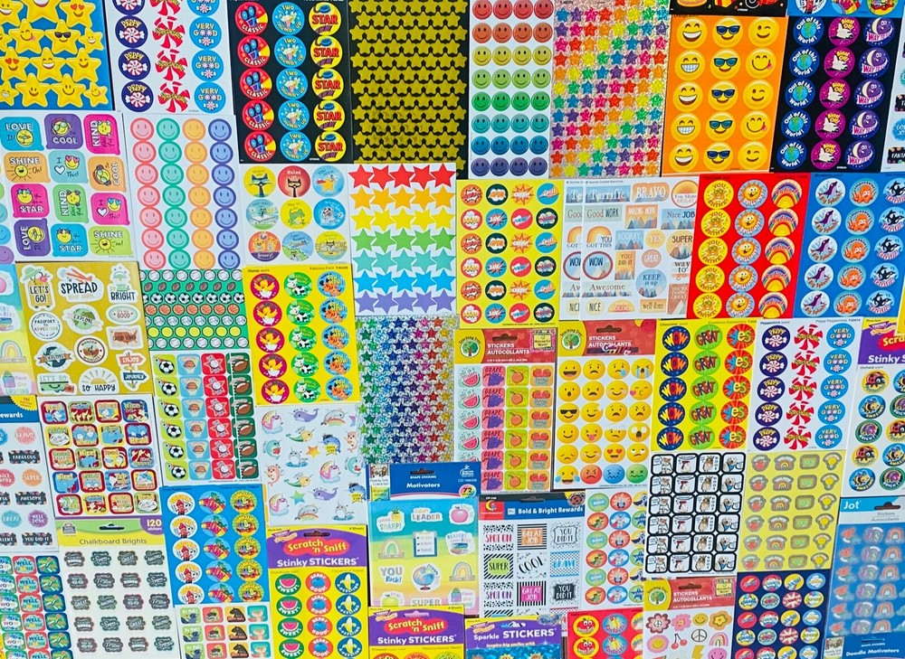 275+ STICKER Lot, Sandylion Hallmark Crafters Corner American Greetings TREND