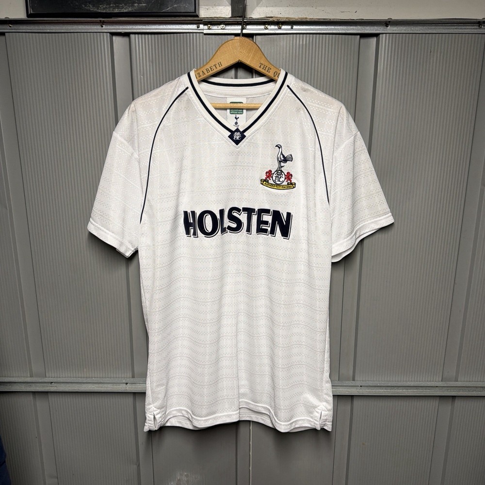 MEN'S FC TOTTENHAM HOTSPUR 1989/1991 HOME SOCCER FOOTBALL SHIRT JERSEY SIZE L