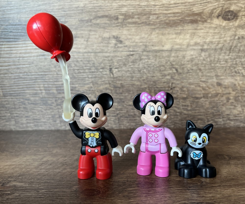 LEGO Duplo Disney Mickey Mouse Minnie Cat Figures Balloons Building Toy Set for Kids