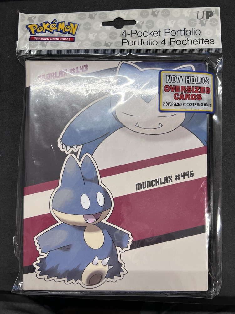 Ultra Pro Snorlax #143 Munchlax #446 Pocket Portfolio for Pokemon Cards