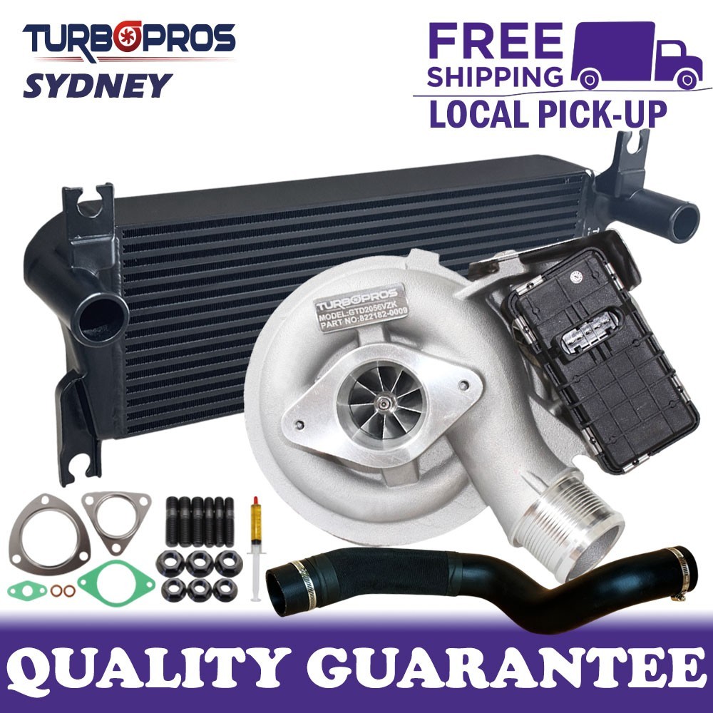 Upgrade Billet Turbo&Intercooler+Hoses For Ford Ranger 3.2L 2015 Onwards