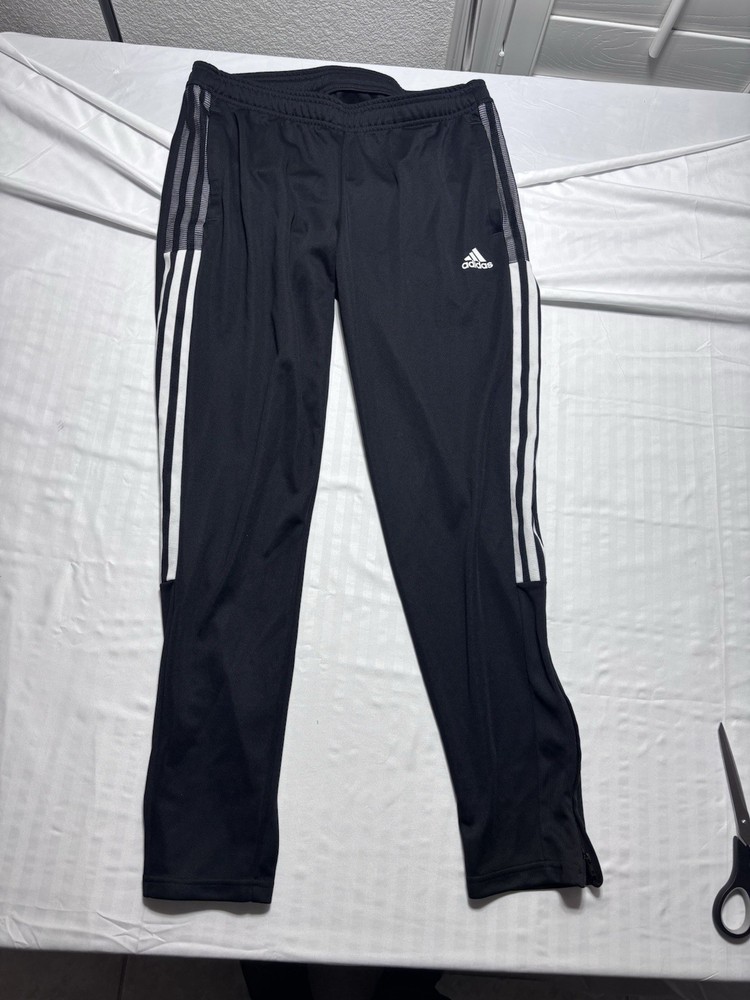 ADIDAS Womens Aeroready Tracksuit Trousers UK 16/18 Large  Black CP40