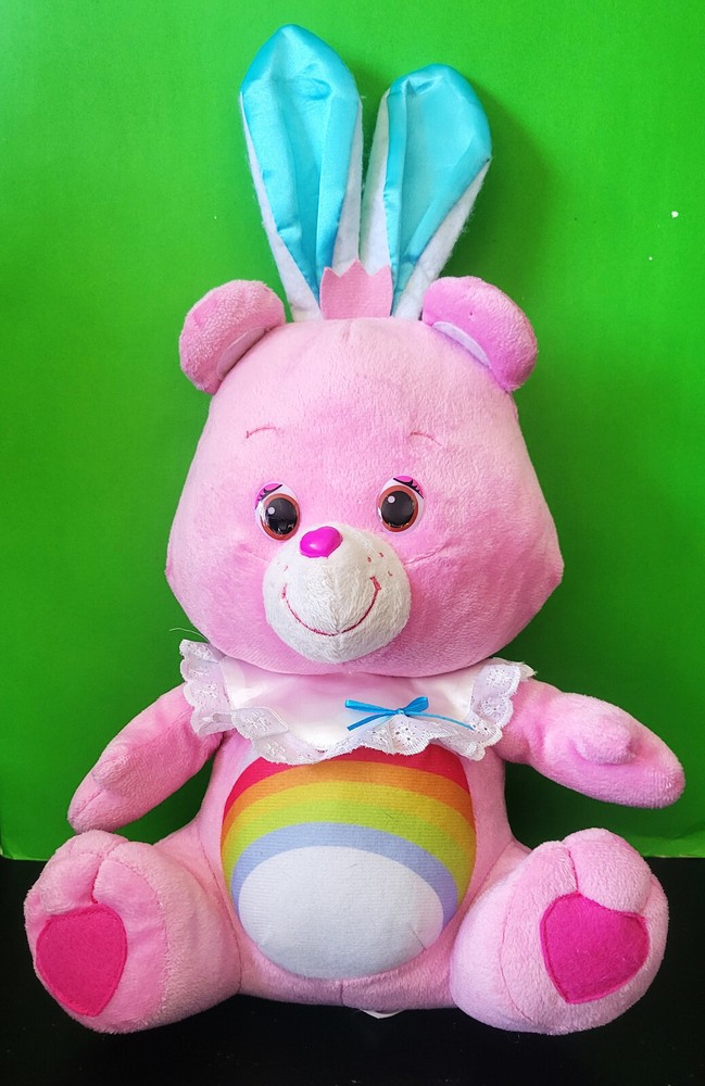 Care Bears Easter Cheer Bear 15 Inch Plush Stuffed Animal with Bunny Ears