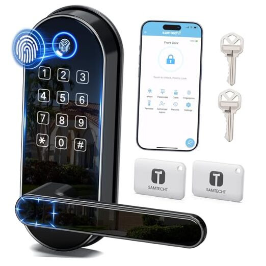 Fingerprint Keyless Entry Smart Lock with Digital Keypad Code  