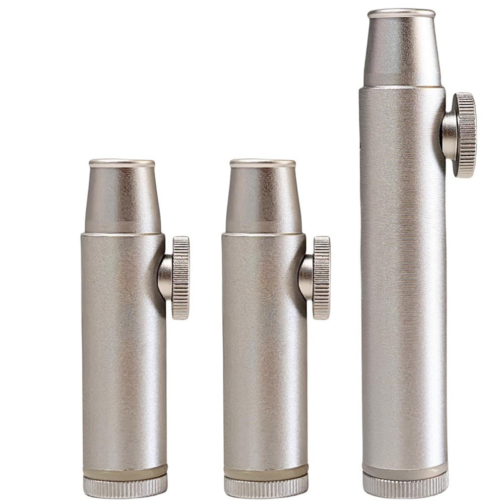 MuYuDaDi Kitchen Spice Racks Spice Dispenser Polished Aluminum (3 pieces)