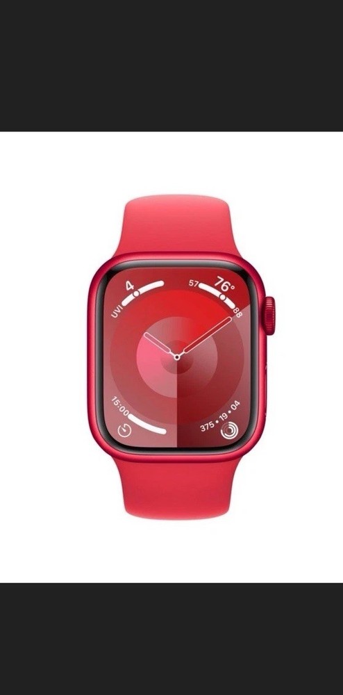 Apple Watch Series 9 GPS 45mm Red Aluminum Case with Sport Band