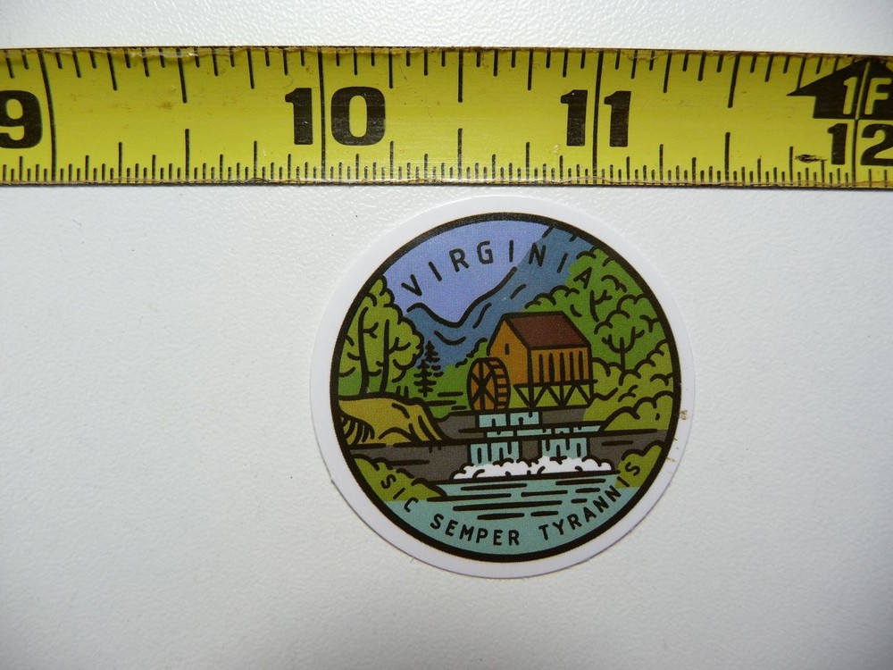 Virginia Pride State Motto Sticker Decal for Home & Car