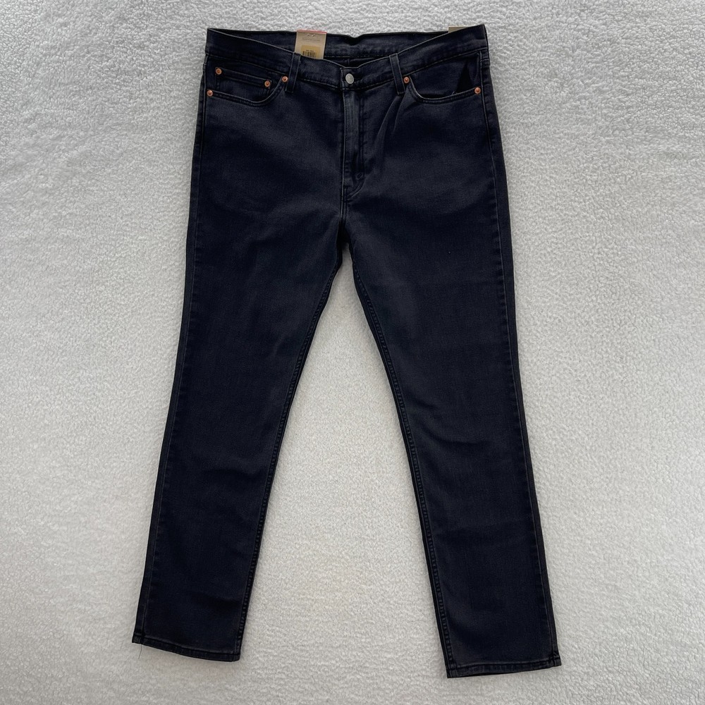Levis 511 Jeans Mens 38x32 Black Slim Fit Dark Wash Denim Grunge Emo Goth Skater