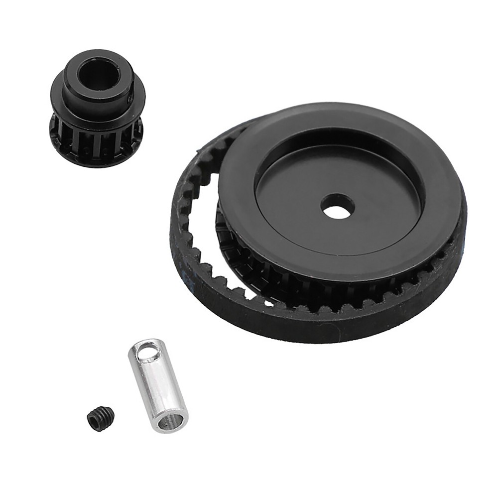 Black 1/10 RC Car Upgrade Metal Gears Set With Belt For TRAXXAS TRX-4 TRX6
