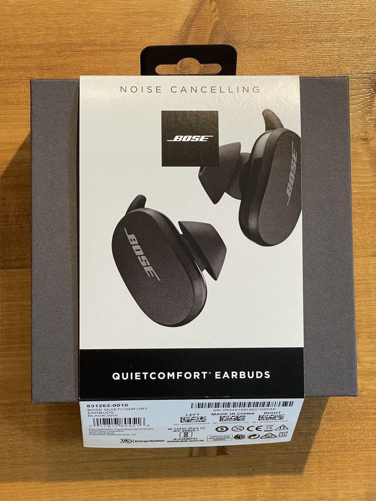 Bose QuietComfort Noise-Cancelling Earbuds in Sleek Black