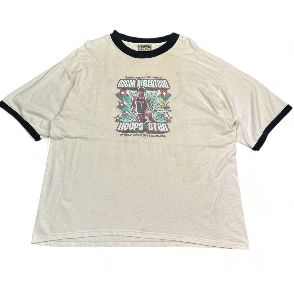 Vintage NBA Hardwood Classics Oscar Robertson T Shirt Mens Size XL Hoop Stars