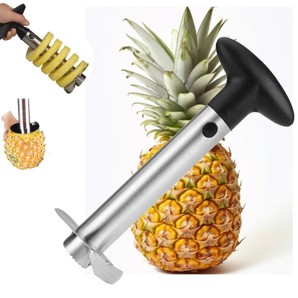 Handheld Pineapple Cutter w/Circular Blade Stainless Pineapple Corer Slicer 3''