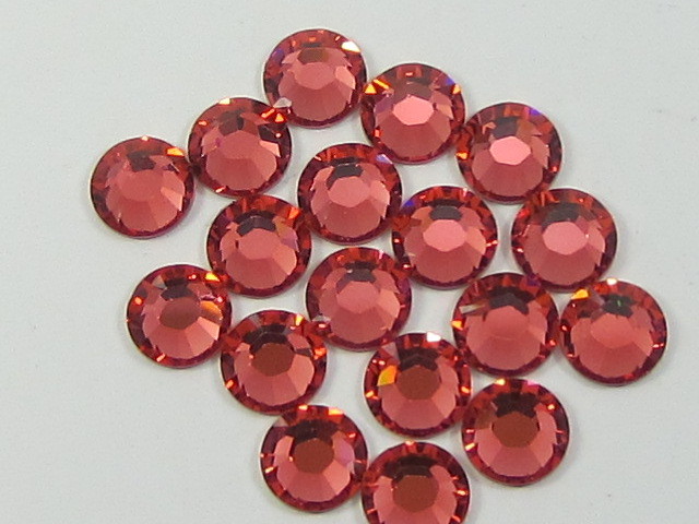 10ss Padparadscha Hotfix Rhinestones 1g Euro Sparkles
