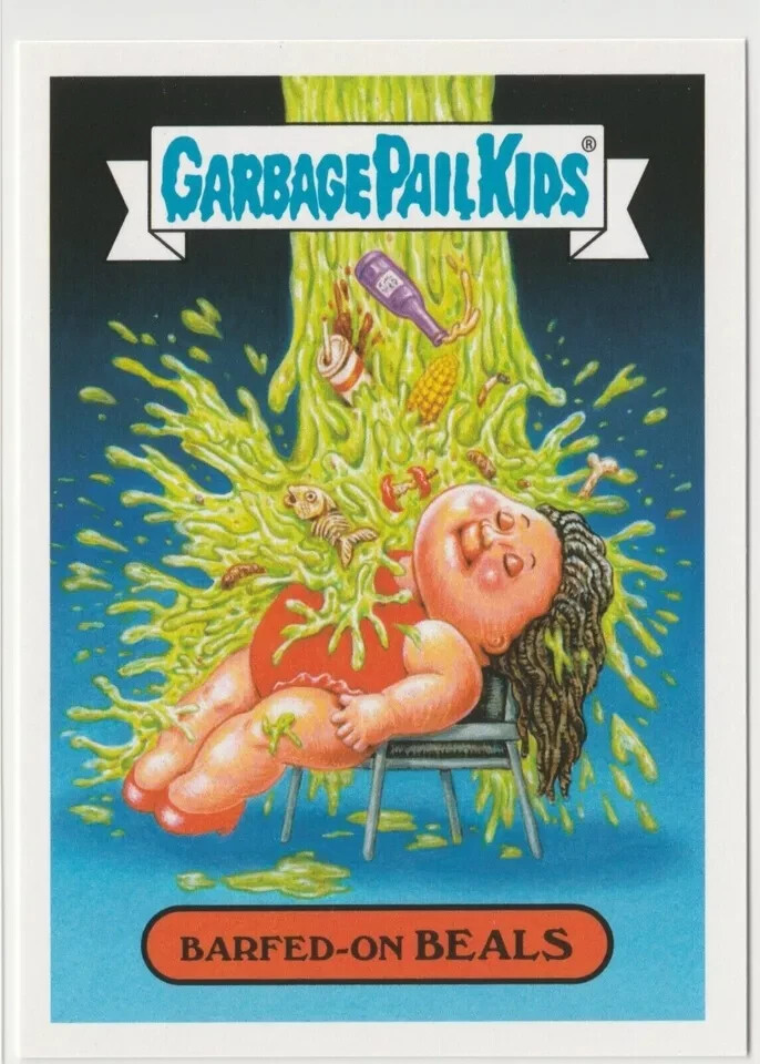 Garbage Pail Kids GPK 2018 Barfed-On Beals #7b We Hate the 80s