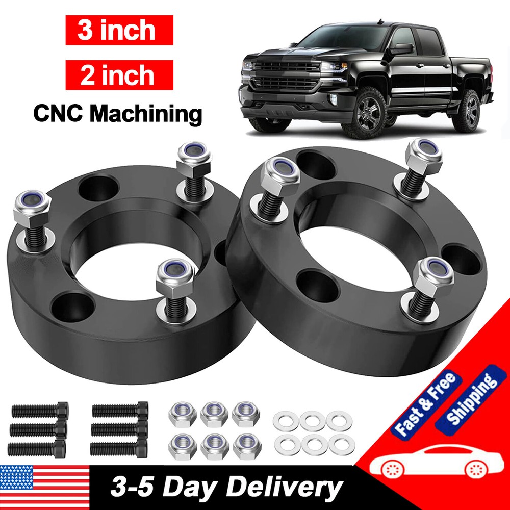 2-3 inch Front Leveling Lift Kit for 2007-2024 Chevy Silverado GMC Sierra 1500