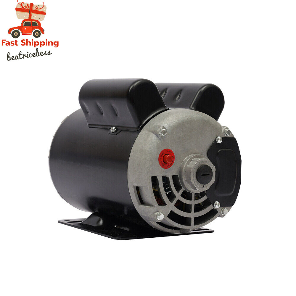 5 HP SPL 3450 RPM Air Compressor 60 Hz Electric Motor 56 Frame 208-230 Volts