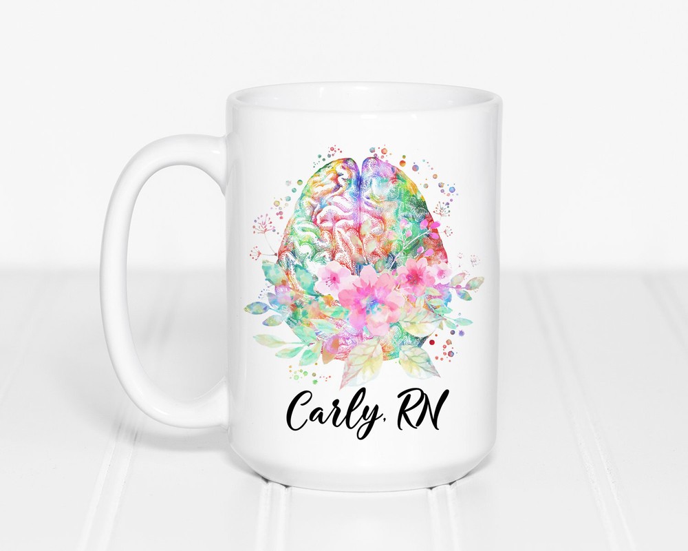 Personalized Nurse Mug Nurse Personalized Gift Neuroscience Gifts Science