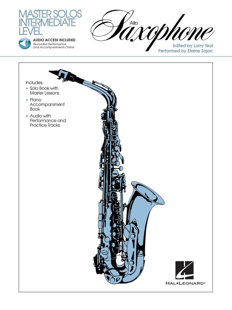 Master Solos for Alto Sax Saxophone Sheet Music Larry Teal Book Online Audio