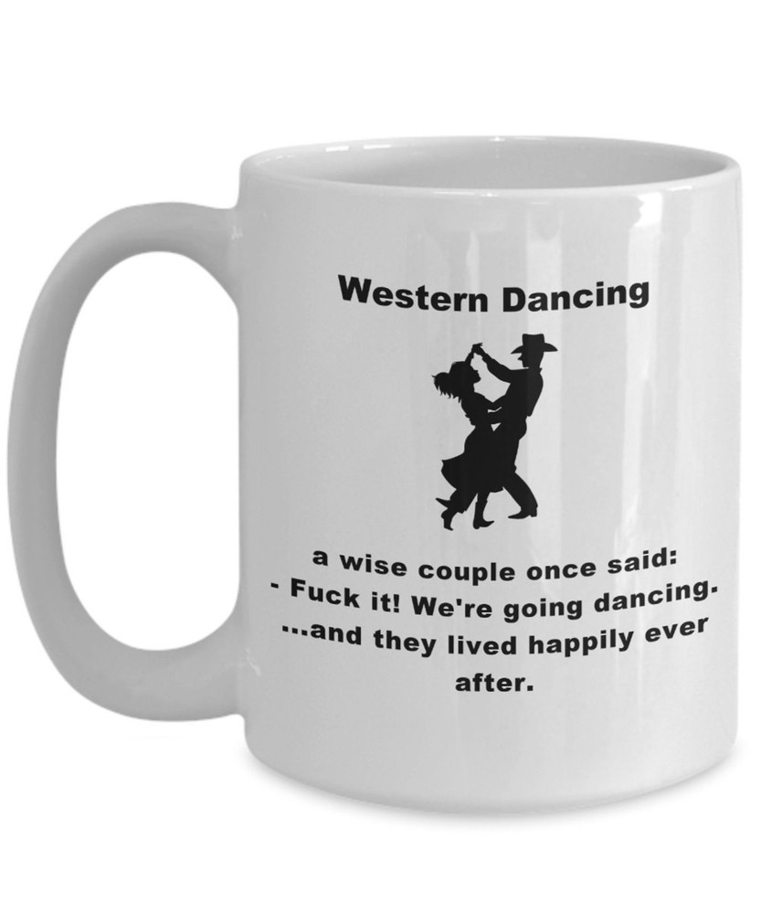 Western Dancing Lover Coffee Mug Gift for Family & Friends