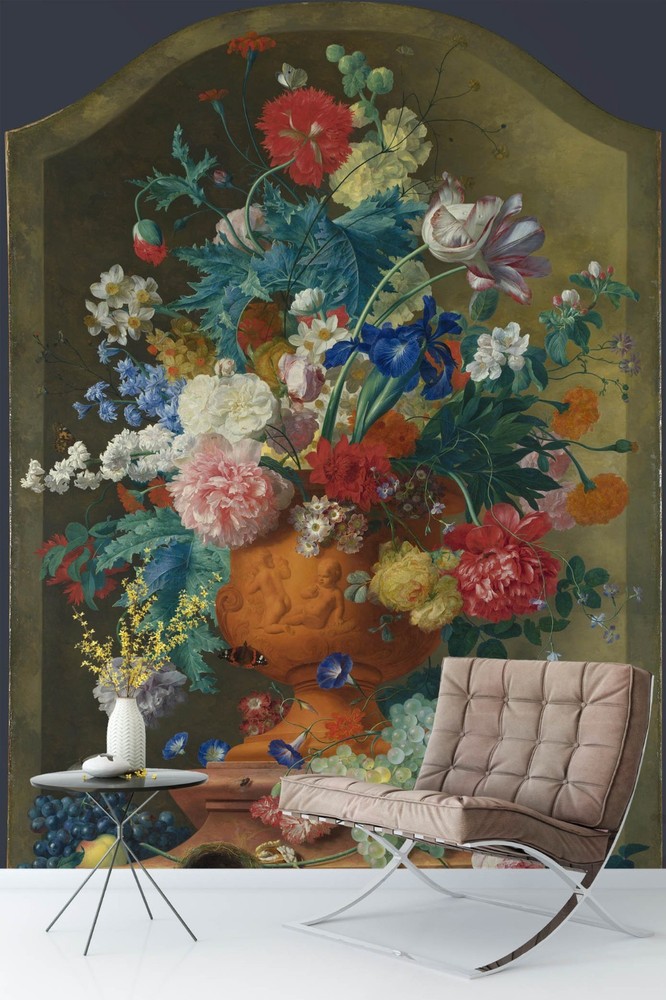 3D Flowers Still Life Oil Painting Wall Murals Wallpaper Murals Wall Sticker 196