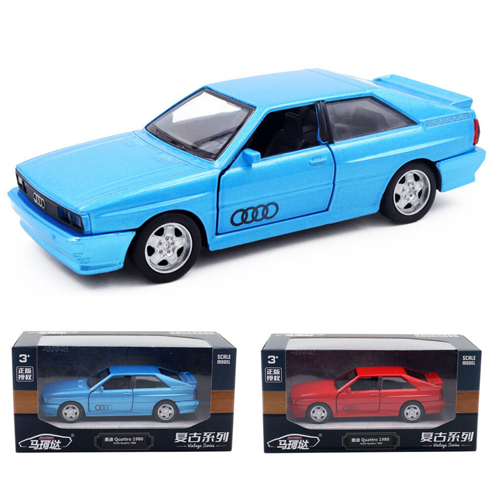 1/36 1980 Audi Quattro Model Toy Car Diecast Toy Vehicle Metal Alloy Kids Toys