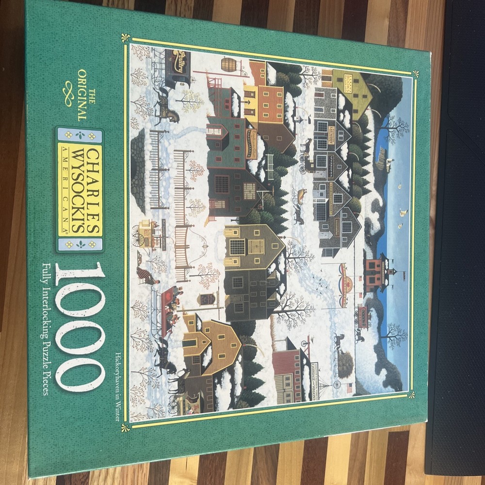 Charles Wysocki Puzzle Hickoryhaven In Winter