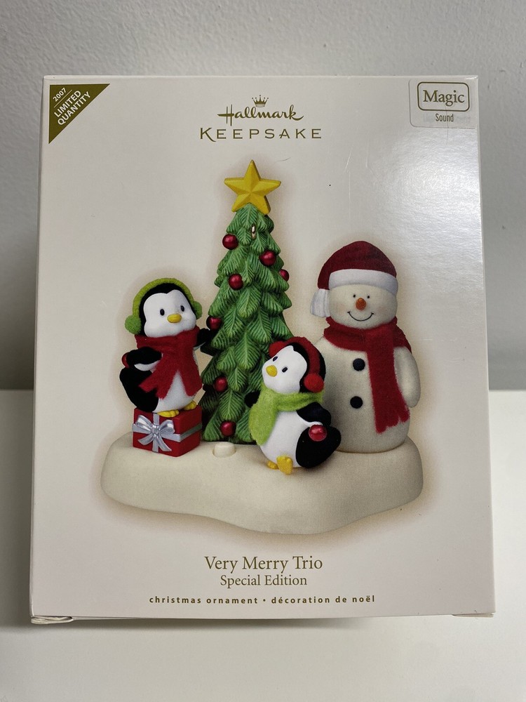 Hallmark Keepsake 2007 Very Merry Trio Special Edition Christmas- NEW- READ