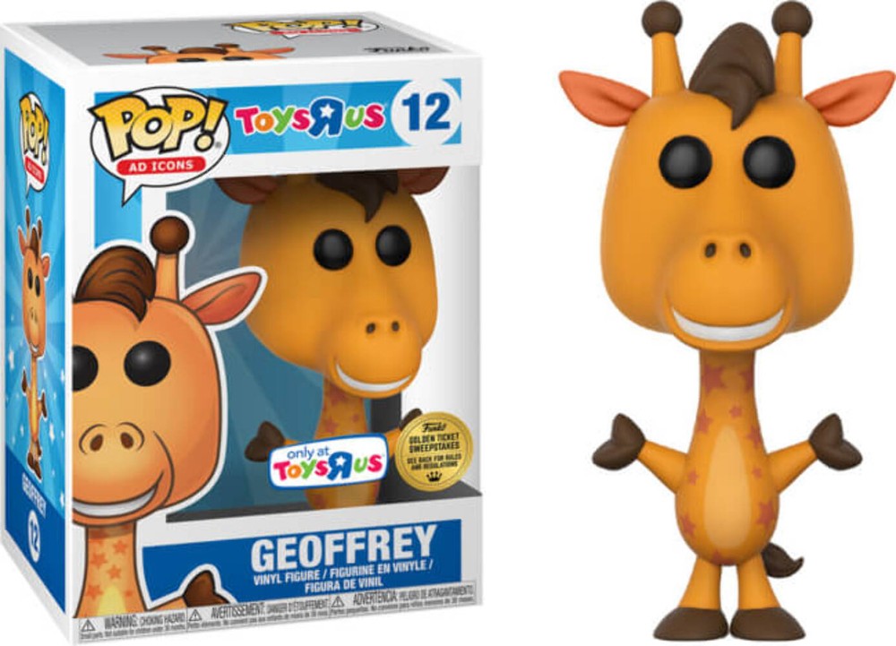 Funko POP Geoffrey Golden Ticket ToysRUs Exclusive Damaged Box #12