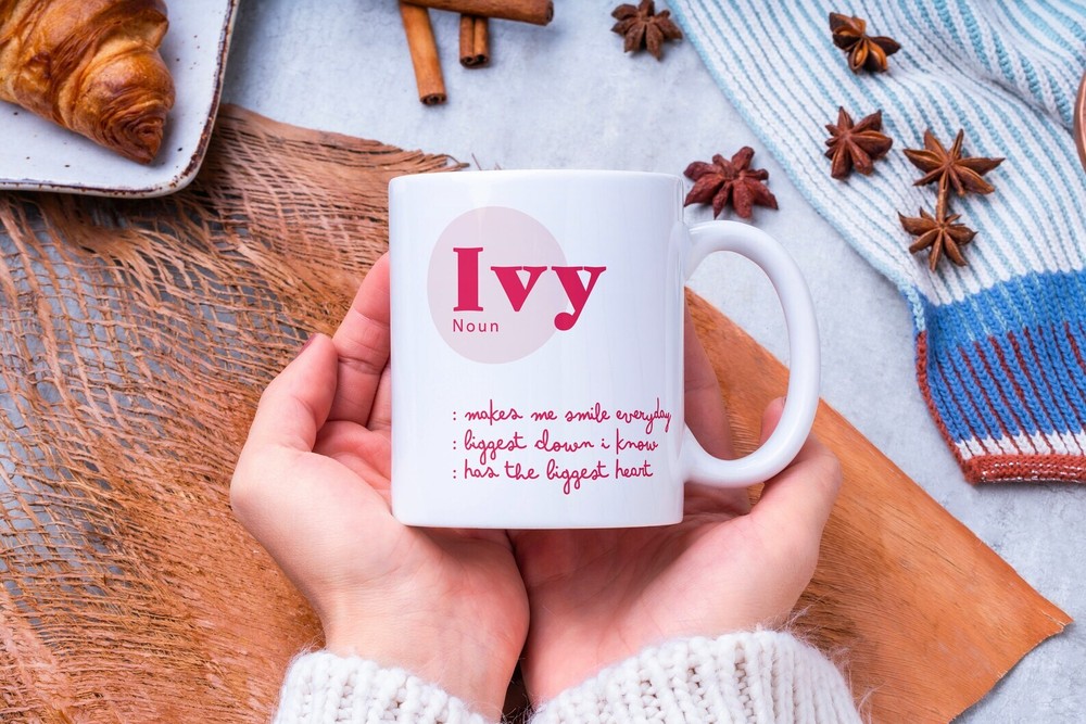 Personalized Girl Name Coffee Mug Custom Gift For Her