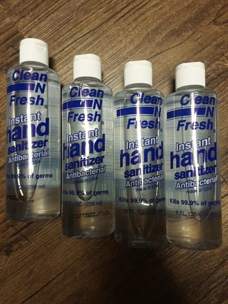 4-Pack Clean n' Fresh Hand Sanitizer 12 oz Bottles