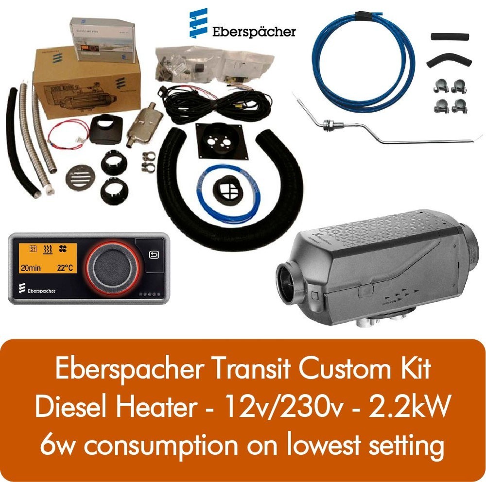 Eberspacher Ford Transit Custom Diesel Heater 2.2kW Campervan Camper Van HE7.60