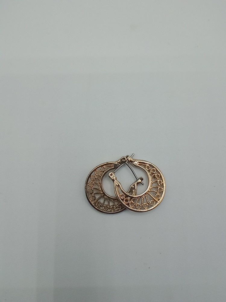 gold tone hoop earrings