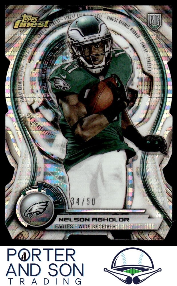 Nelson Agholor 2015 Finest Atomic Refractor Rookie Die Cuts #ARDC-NA Eagles