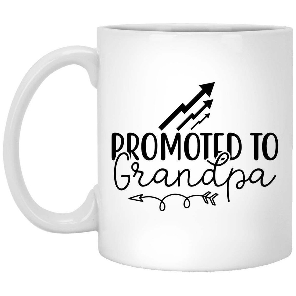 Promoted To Grandpa Best Grandpa Gift Coffee Mug Grandpa Mug Funny Gift