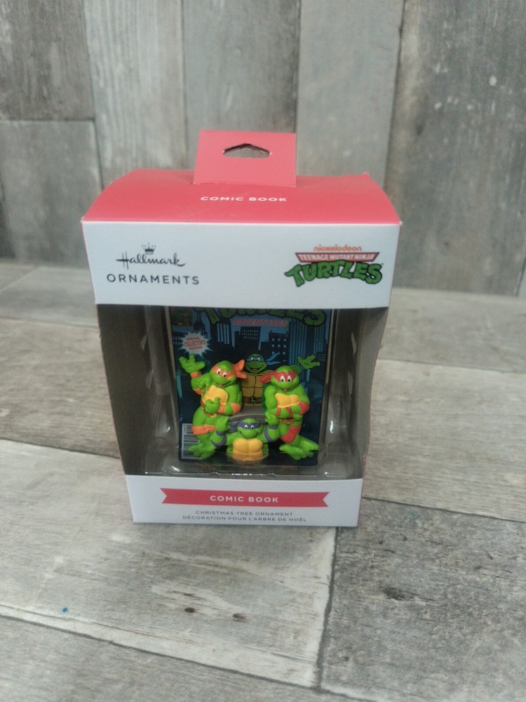 2024 New Hallmark TMNT Teenage Mutant Ninja Turtles Comic Book Ornament