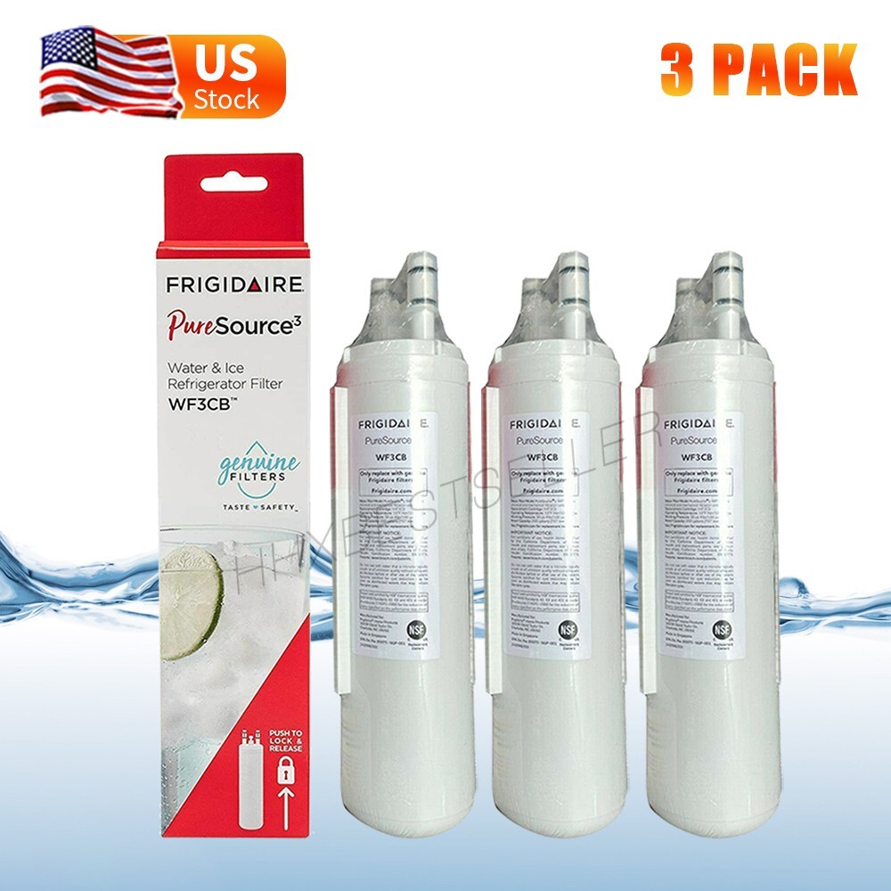 3-Pack Frigidaire WF3CB Refrigerator Water & Ice Filters PureSource 3 US Stock