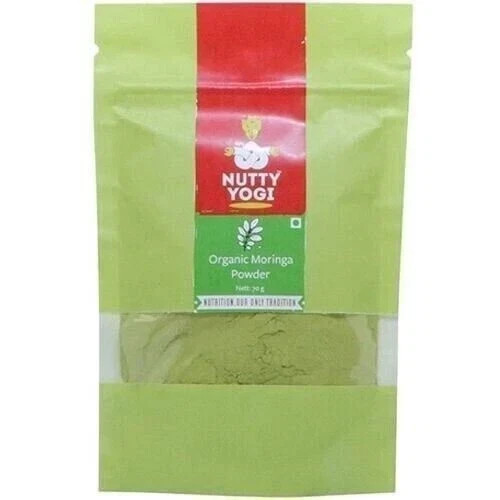 Nutty Yogi Organic Moringa Powder 70g Free Shipping World wide