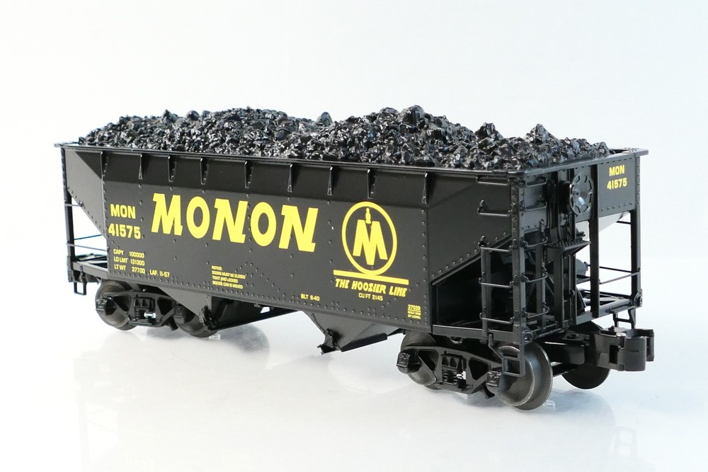 Lionel 27039 O Scale Monon 41575 Offset Hopper Rolling Stock