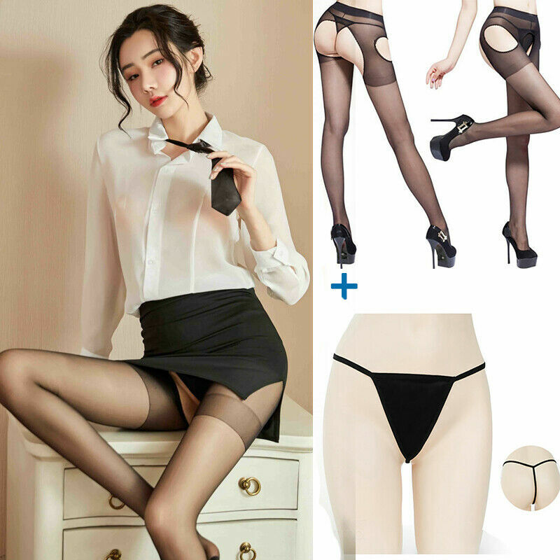 Women Sexy Secretary Teacher Uniform Lingerie Party Costume Role Play Cosplay