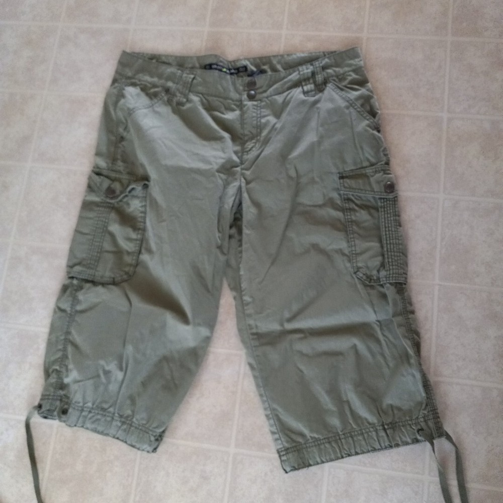 DKNY JEANS Green Women's Sport Cargo Utility Pants Size 16