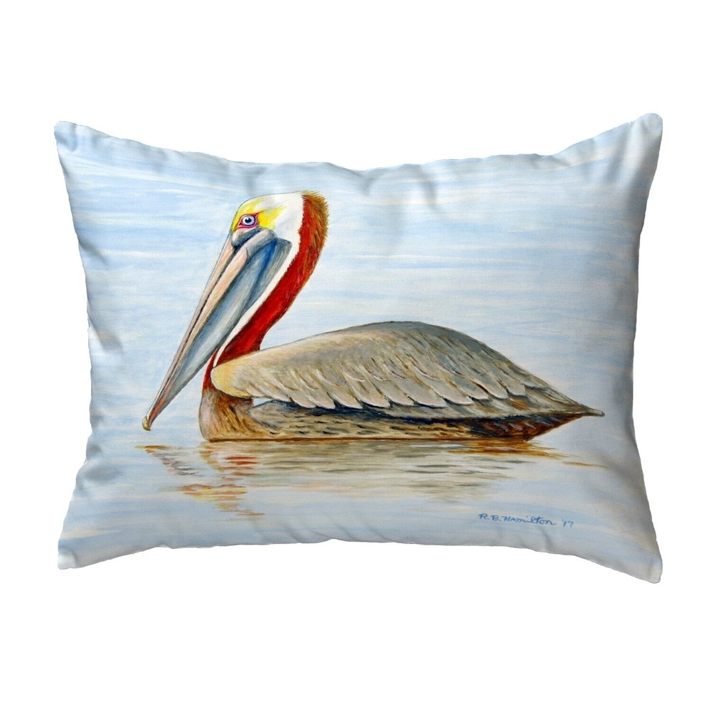Summer Pelican Small No-Cord Pillow 11x14 Multi N/A