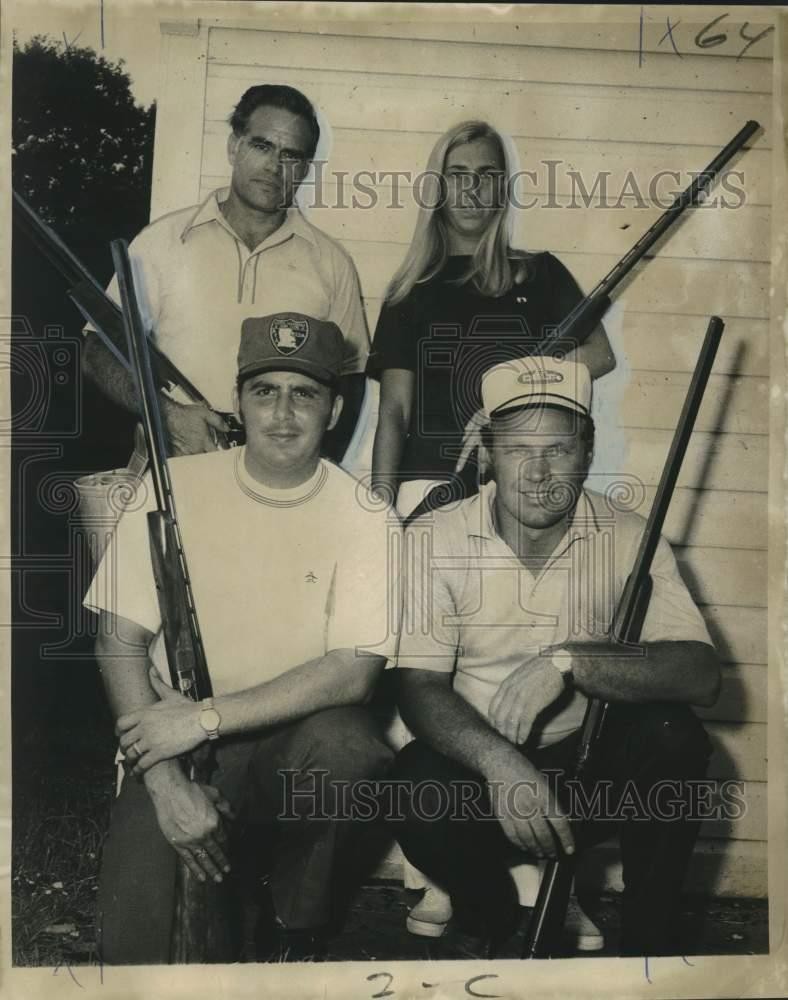 1971 Press Photo Class Winners of South Louisiana Gun Club Monthly Trapshoot