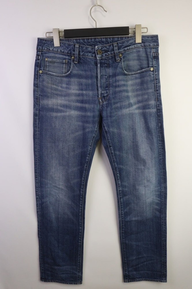 G-STAR RAW Denim 3301 STRAIGHT Jeans Size W31 L32 Button Fly