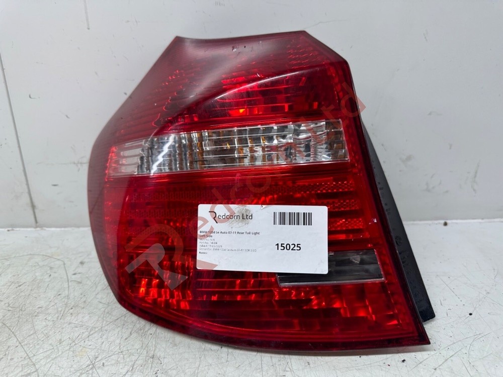 BMW 1 Series Se Auto 07-11 Rear Tail Light Left Side