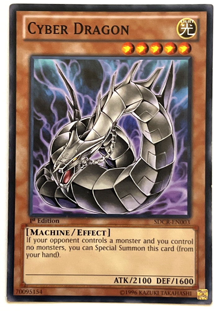 Cyber Dragon Black SDCR-EN003 1st Edition Cyber Dragon Revolution-image