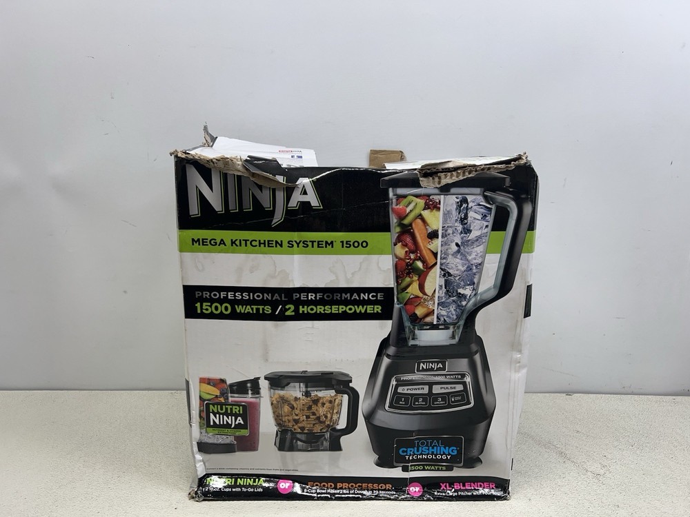 Ninja - Mega Kitchen System 72-Oz. Blender - Black -