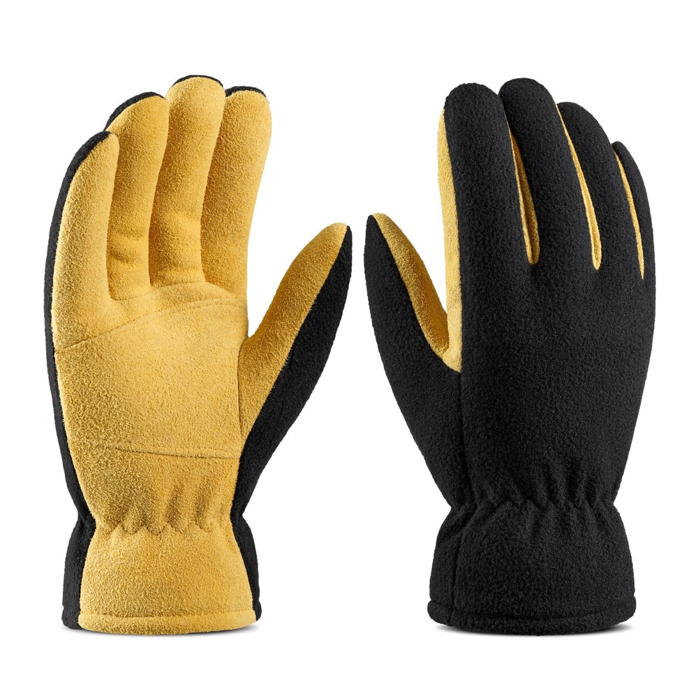 Winter Gloves for Men Women: -20F Deerskin Waterproof Windproof Leather Polar...
