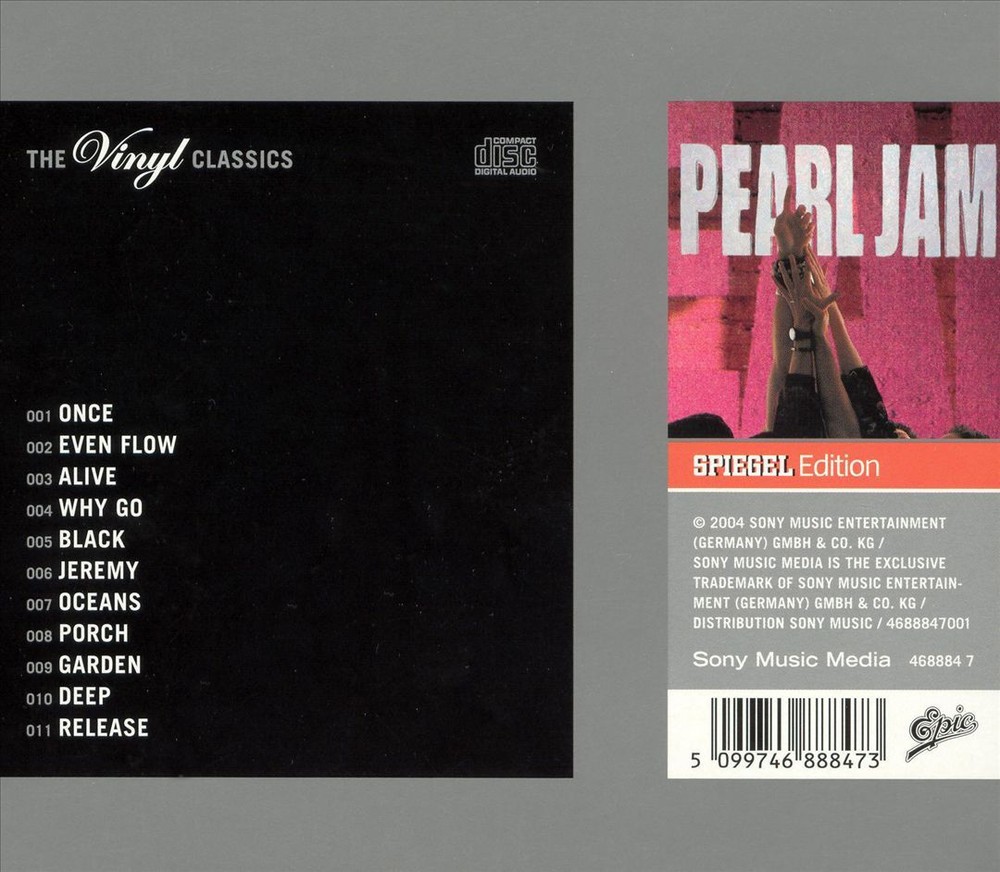PEARL JAM TEN [GERMANY BONUS TRACKS] NEW CD