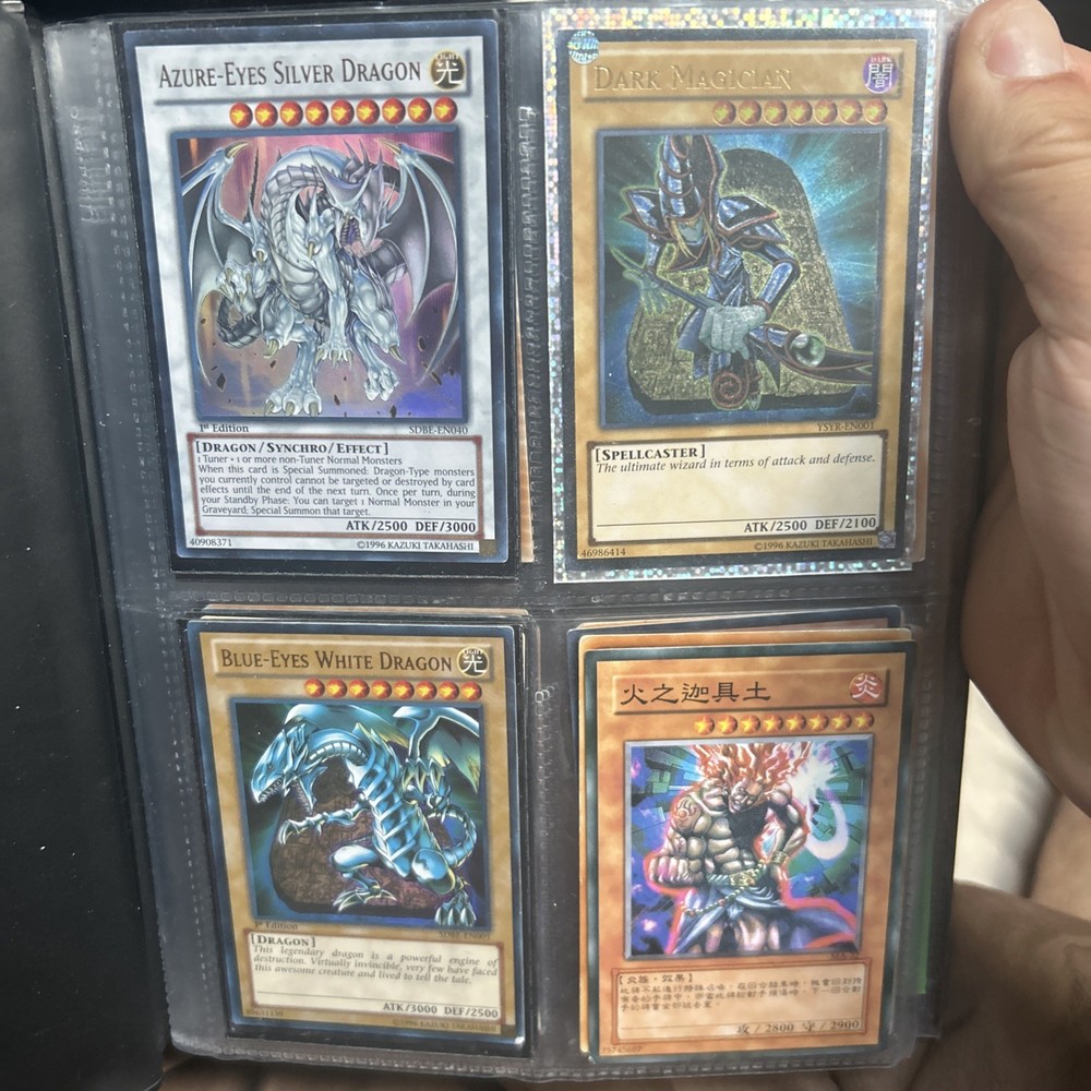 Rare Holo Japanese Yu-Gi-Oh Binder Full of Cards