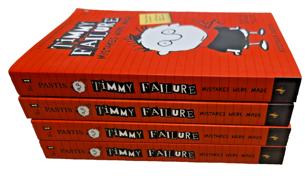Timmy Failure : Lot of 4 (NEW) Paperbacks  Mistakes Were Made by Stephan Pastis